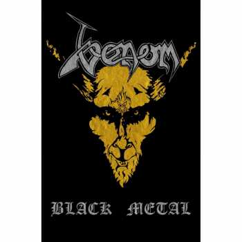 Merch Venom: Textilný plagát Black Metal