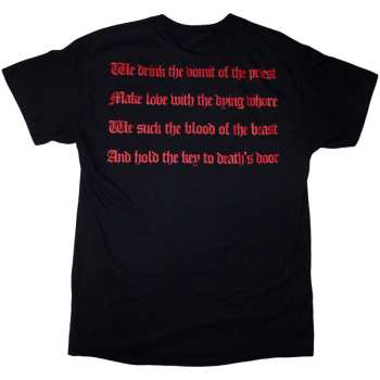 Merch Venom: Venom Unisex T-shirt: Black Metal (black) (back Print) (small) S