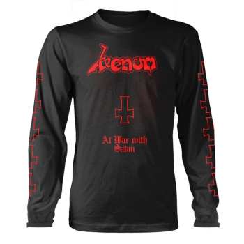 Merch Venom: Tričko s dlhým rukávom At War With Satan (red)