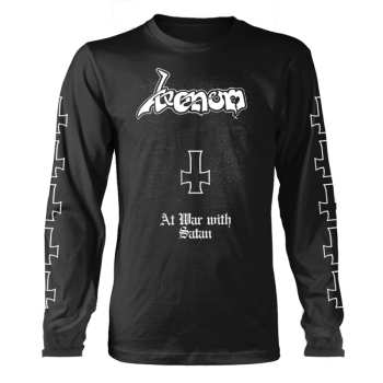 Merch Venom: Tričko s dlhým rukávom At War With Satan (white)