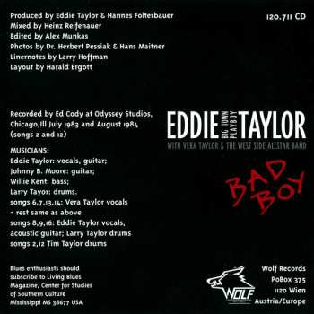 CD Eddie Taylor: Bad Boy