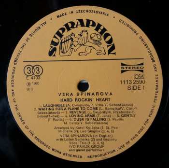 LP Věra Špinarová: Hard Rockin' Heart