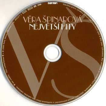 CD Věra Špinarová: Největší Hity