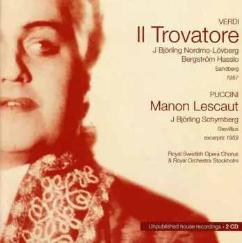 Verdi: Il Trovatore 1957 / Puccini: Manon Lescaut Excerpts 1959