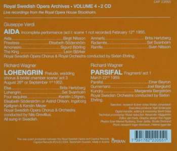 2CD Birgit Nilsson: Verdi: Aida 1956 / Wagner: Lohengrin & Parsifal Excerpts 1952-59