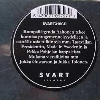 CD Vesa Aaltonen Prog Band: Studio Live