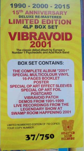 4LP/Box Set Vibravoid: 2001 - 15th Anniversary Edition LTD | NUM