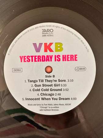 LP VickiKristinaBarcelona: Yesterday Is Here LTD