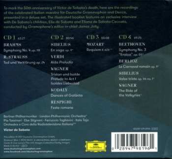 4CD Victor De Sabata: Recordings On Deutsche Grammophon And Decca