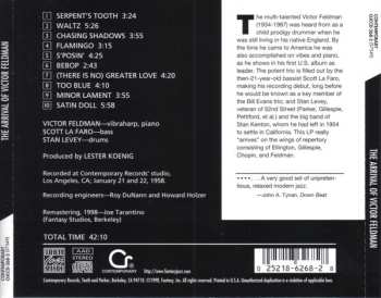 CD Scott LaFaro: The Arrival Of Victor Feldman