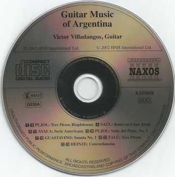 CD Victor Villadangos: Guitar Music Of Argentina