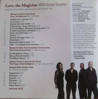 CD Vida Guitar Quartet: Love, The Magician