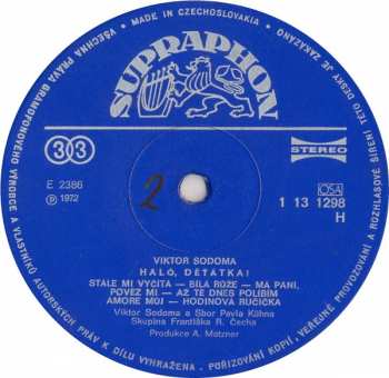 LP Viktor Sodoma: Haló, Děťátka!