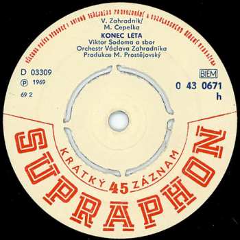 Album Viktor Sodoma: Konec Léta / Good Bye