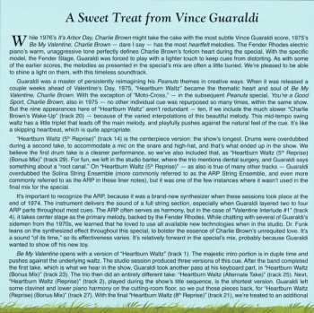 CD Vince Guaraldi: Be My Valentine, Charlie Brown (Original Soundtrack Recording)