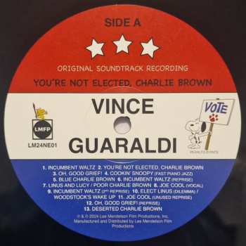 LP Vince Guaraldi: You're Not Elected, Charlie Brown (Original Soundtrack Recording)