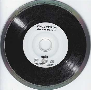 CD Vince Taylor: Vince Taylor "Live And More..."