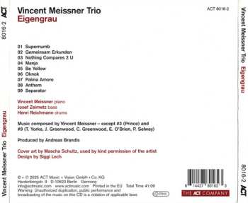 CD Vincent Meissner Trio: Eigengrau