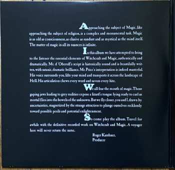 4LP Vincent Price: Witchcraft - Magic: An Adventure In Demonology (Test Press Bundle) LTD | CLR