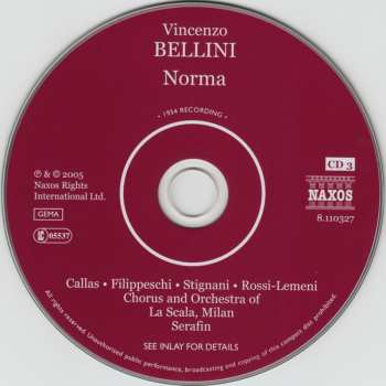 3CD Maria Callas: Norma