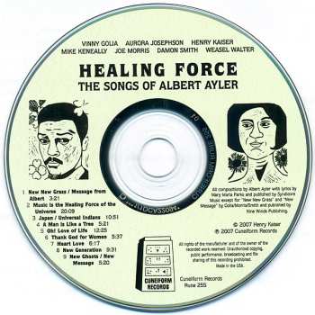 CD Joe Morris: Healing Force - The Songs Of Albert Ayler