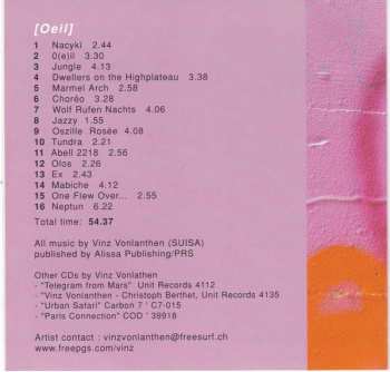 CD Vincent Vonlanthen: [Oeil]