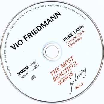 CD Vio Friedmann: The Most Beautiful Songs For Dancing Pure Latin Vol. 3