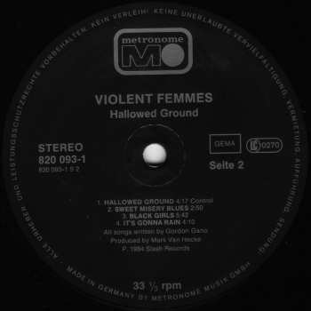 LP Violent Femmes: Hallowed Ground