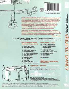 DVD Violent Femmes: Permanent Record: Live & Otherwise
