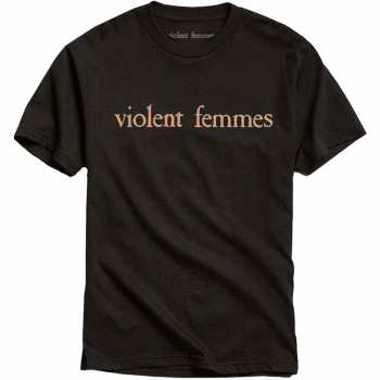 Merch Violent Femmes: Tričko Salmon Pink Vintage Logo Violent Femmes 