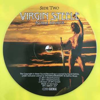 2LP Virgin Steele: Noble Savage CLR