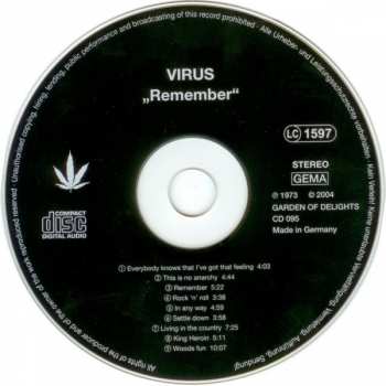 CD Virus: Remember