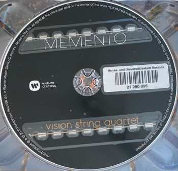 CD Vision String Quartet: Memento