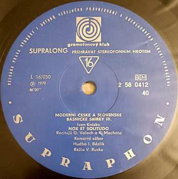 Box Set/2EP Vítězslav Nezval: Moderní České A Slovenské Básnické Sbírky III.
