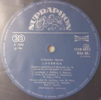 2LP/Box Set Prague Radio Symphony Orchestra: Lucerna = The Lantern, Opera In 4 Acts