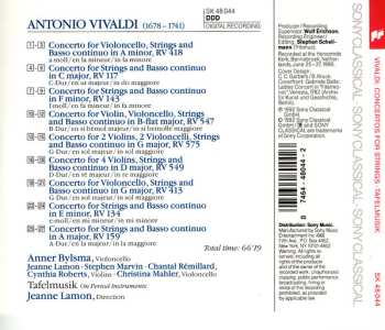 CD Antonio Vivaldi: Concertos For Strings