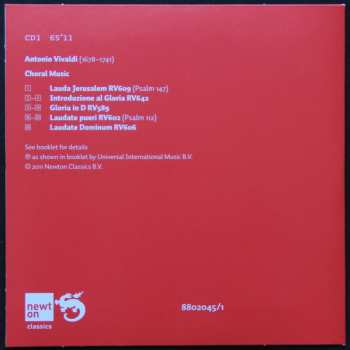 7CD/Box Set Antonio Vivaldi: Sacred Music