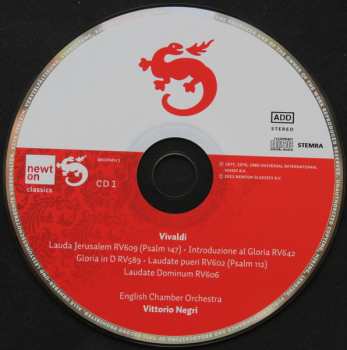 7CD/Box Set Antonio Vivaldi: Sacred Music