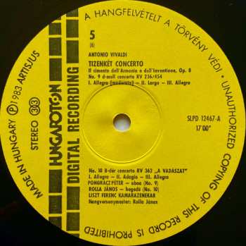 3LP/Box Set Antonio Vivaldi: 12 Concerti Op.8 - Il Cimento Dell' Armonia E Dell' Inventione Including "The Four Seasons"