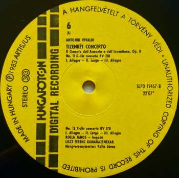 3LP/Box Set Antonio Vivaldi: 12 Concerti Op.8 - Il Cimento Dell' Armonia E Dell' Inventione Including "The Four Seasons"