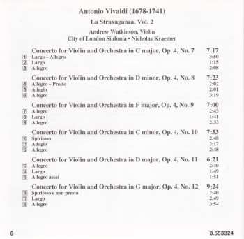 CD Antonio Vivaldi: La Stravaganza, Volume 2