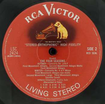 LP Antonio Vivaldi: The Four Seasons