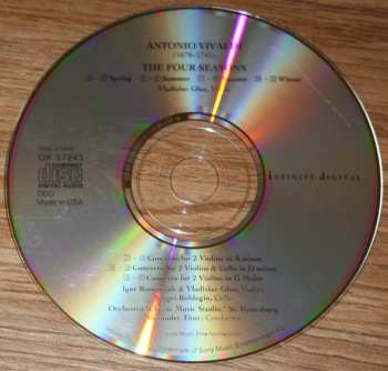 CD Antonio Vivaldi: The Four Seasons