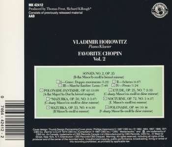 CD Frédéric Chopin: Favorite Chopin, Vol. 2