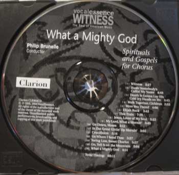 CD VocalEssence Ensemble Singers: What A Mighty God (Spirituals And Gospels For Chorus)
