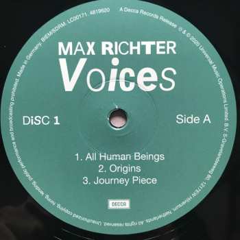 2LP Max Richter: Voices