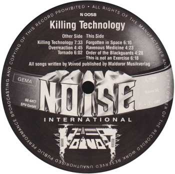 LP Voïvod: Killing Technology