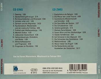 2CD Volker Pispers: ... Live 2012
