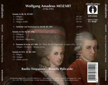 CD Wolfgang Amadeus Mozart: Music For Harpsichord Four Hands