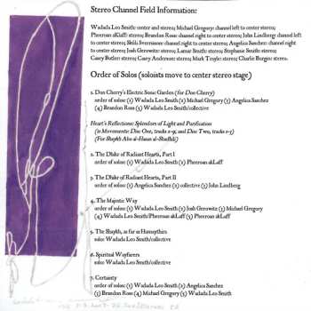 2CD Wadada Leo Smith's Organic: Heart's Reflections
